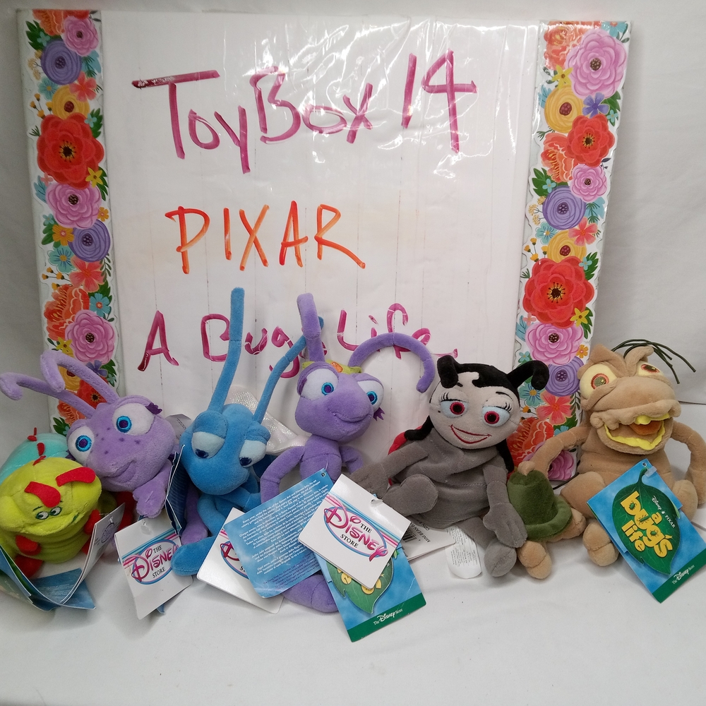 Disney Purple and Blue Stuffed Animals Collection